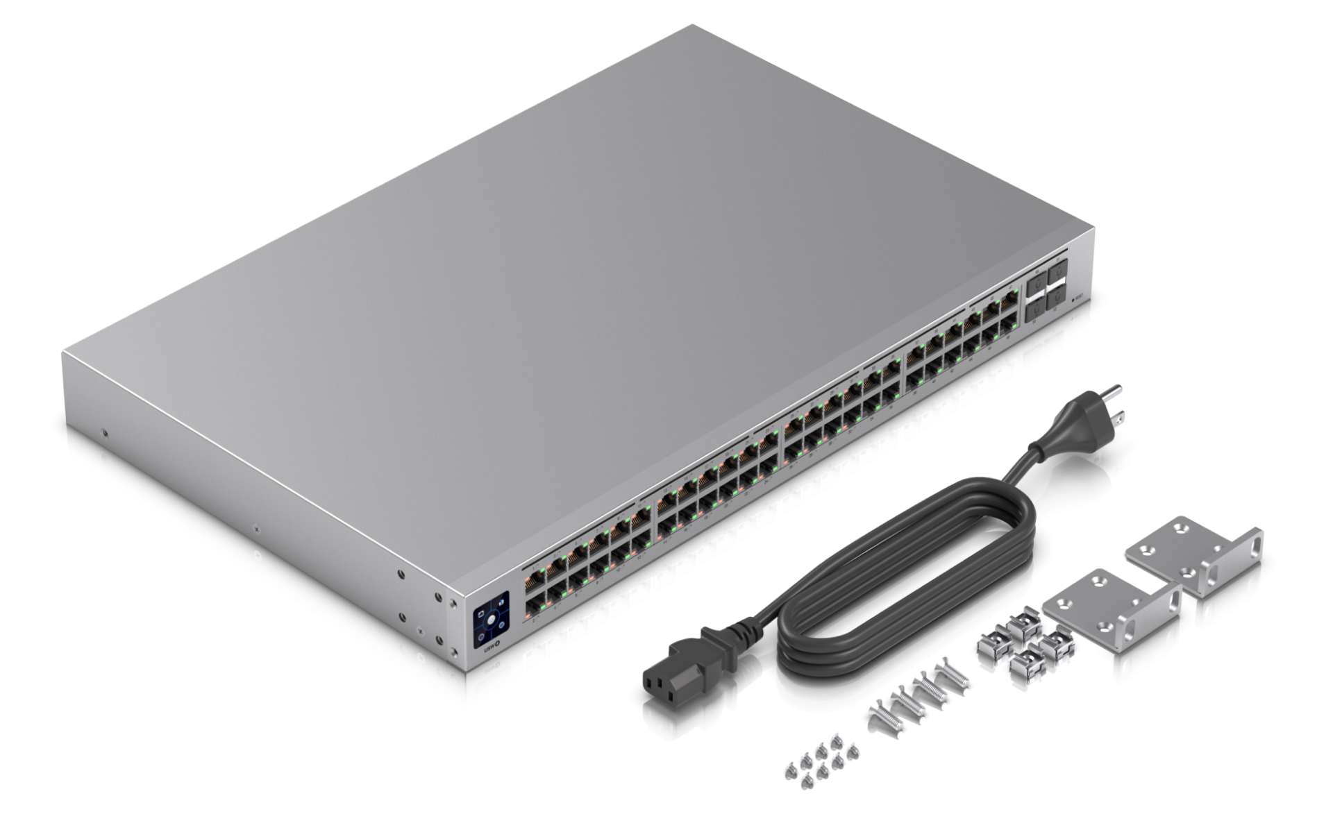 USW-48-POE ราคา: 48-Port PoE 195W ไร้พัดลม รับประกันตลอดชีพ!
