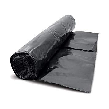 พลาสติกสีดำ PE ขนาด หน้ากว้าง 2 เมตร ยาว 60เมตร หนา 0.08 มิล
