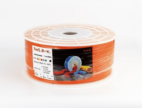 สายลม PU 10X6.5 (สีส้ม) 100เมตร/ม้วน