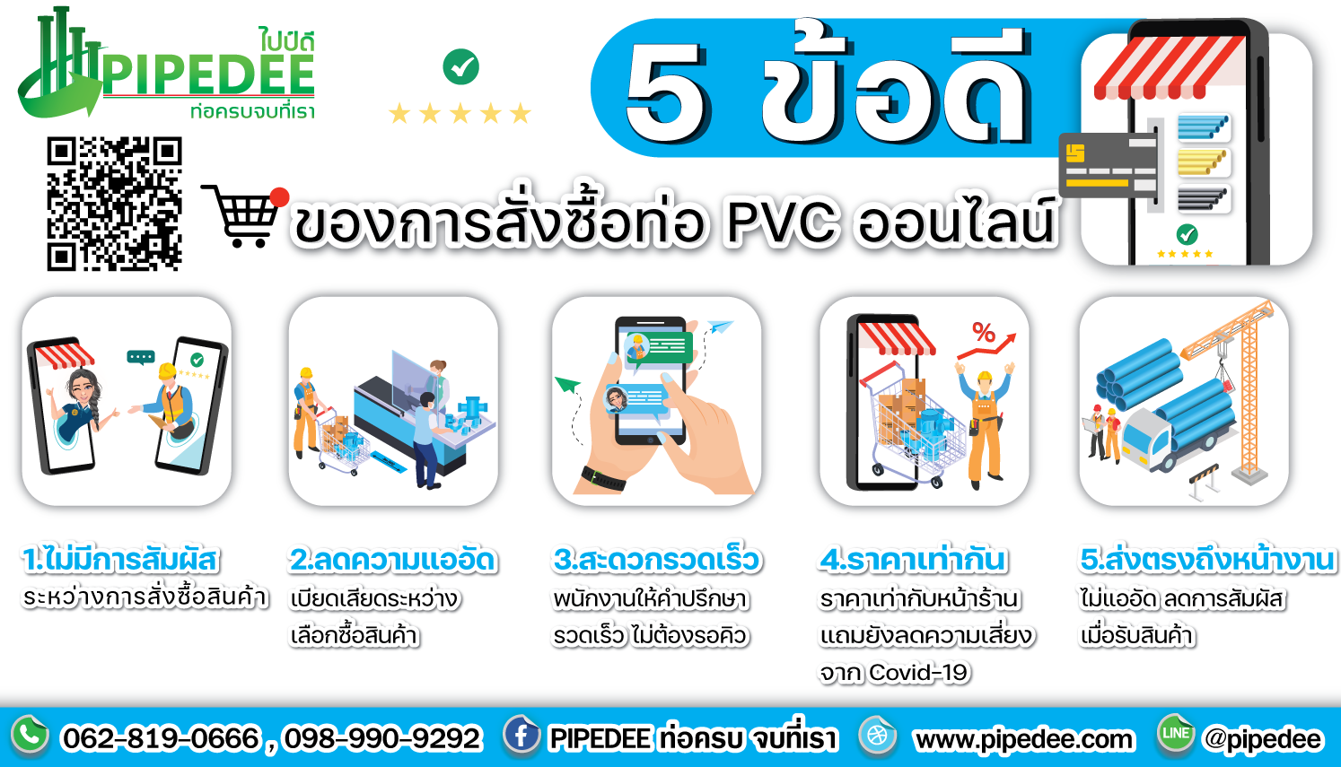 5ข้อดีของการซื้อท่อ pvc ออนไลน์ 5ข้อดีของการซื้อท่อ pvc ออนไลน์