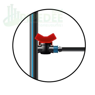 การต่อ_เทปน้ำหยด_เข้ากับท่อpe การต่อ_เทปน้ำหยด_เข้ากับท่อpe