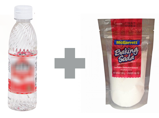 น้ำส้มสายชูและเบกกิ้งโซดา น้ำส้มสายชูและเบกกิ้งโซดา