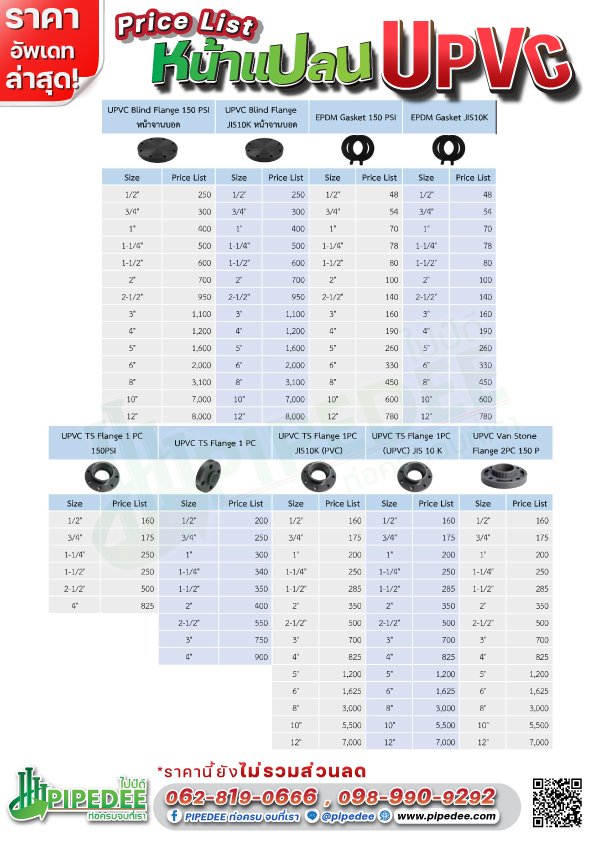 ราคา_หน้าแปลน_upvc ราคา_หน้าแปลน_upvc