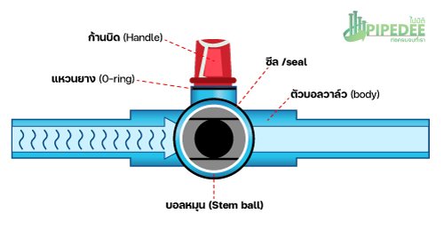 องค์ประกอบ_บอลวาล์ว_pvc องค์ประกอบ_บอลวาล์ว_pvc