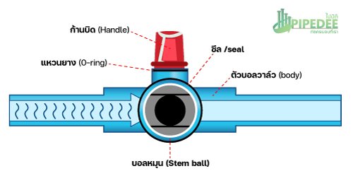 องค์ประกอบ_บอลวาล์ว_pvc