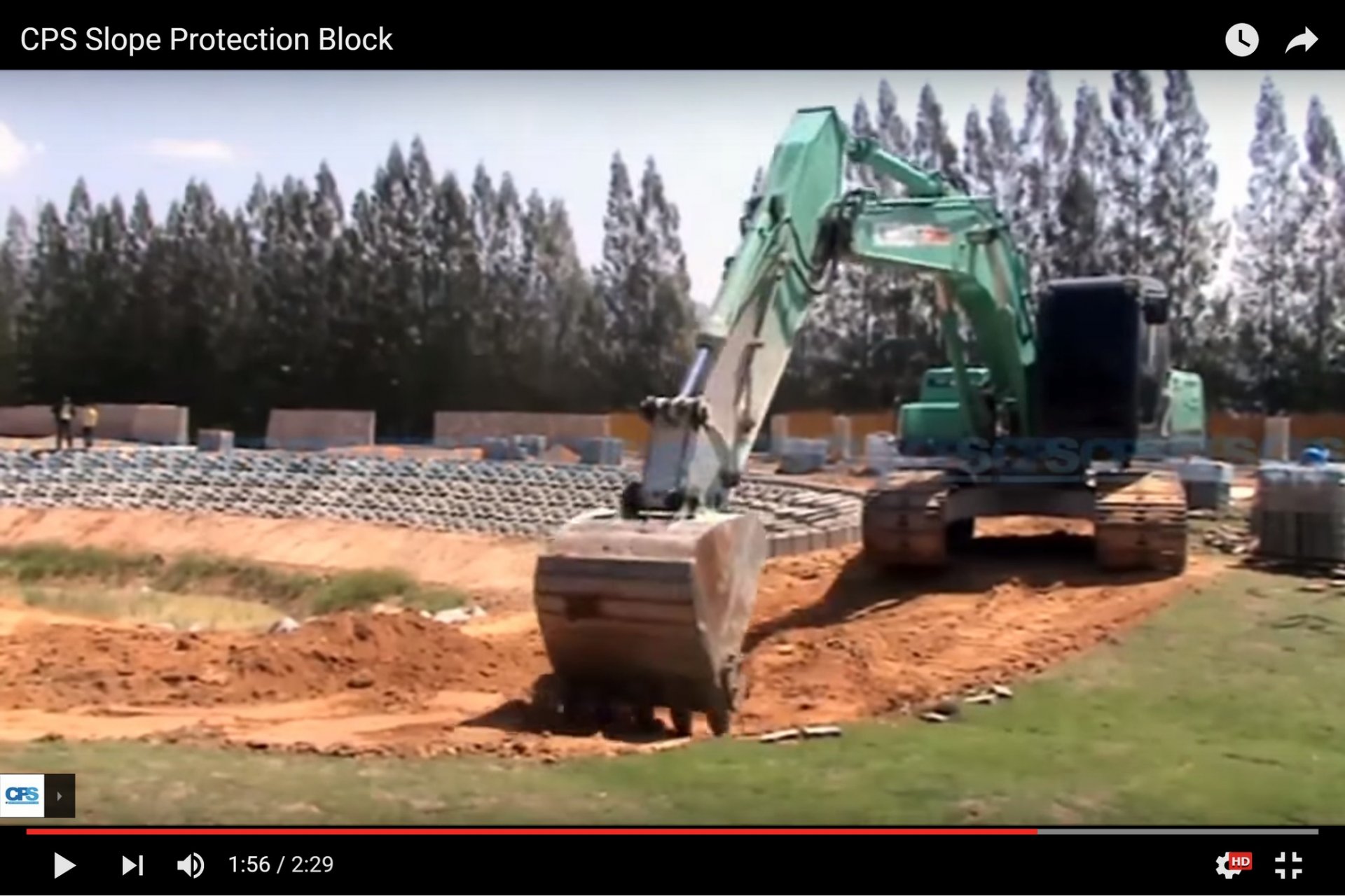 CPS Slope Protection Block Installation