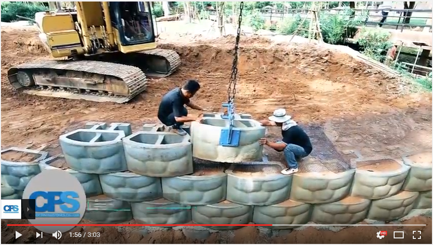 CPS Retaining Wall installation @KaoKiaw Zeabra Zone