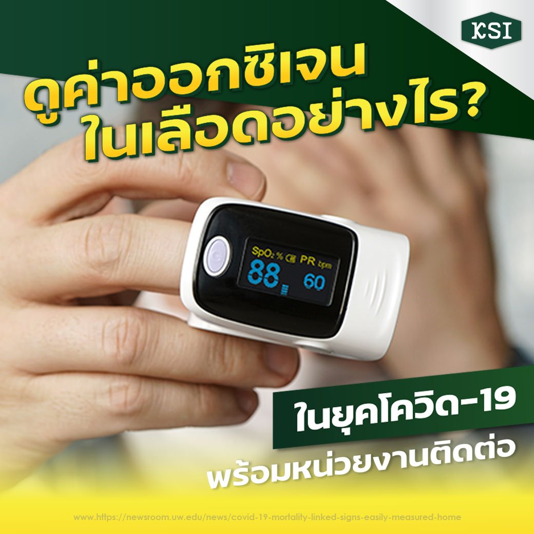 ดูค่าออกซิเจนในเลือดอย่างไรในยุคโควิด-19?