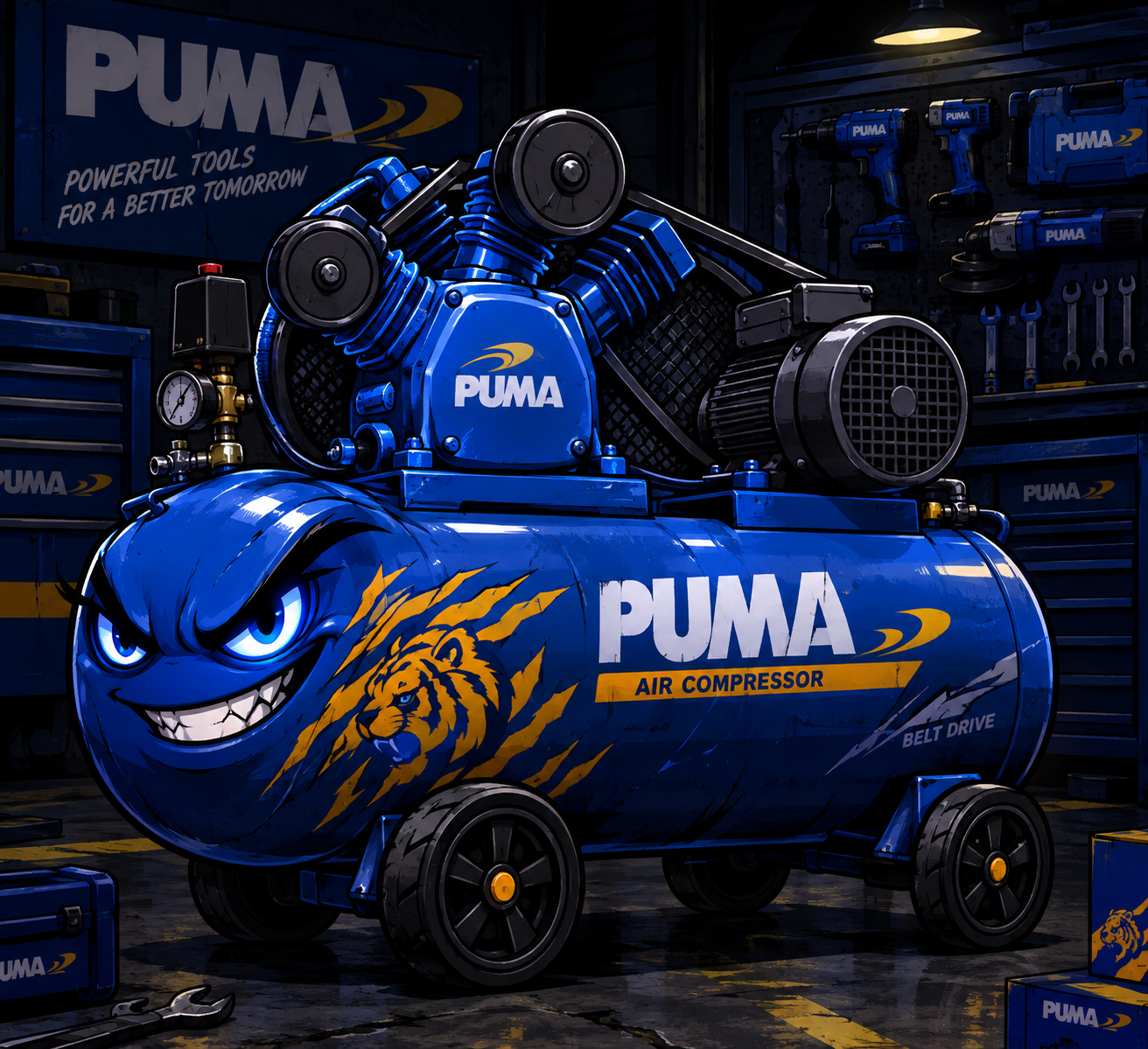 ข้อดีและข้อเสียของปั๊มลมสายพาน Puma