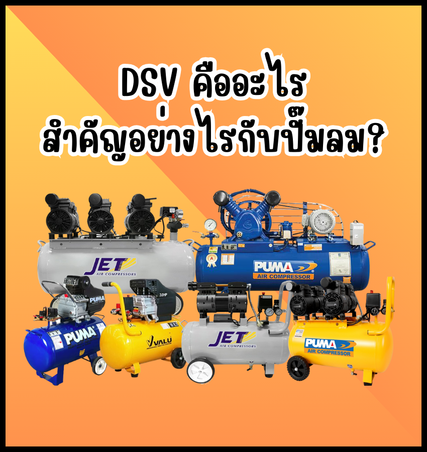 DSV​ คืออะไร สำคัญอย่างไรกับปั๊มลม?