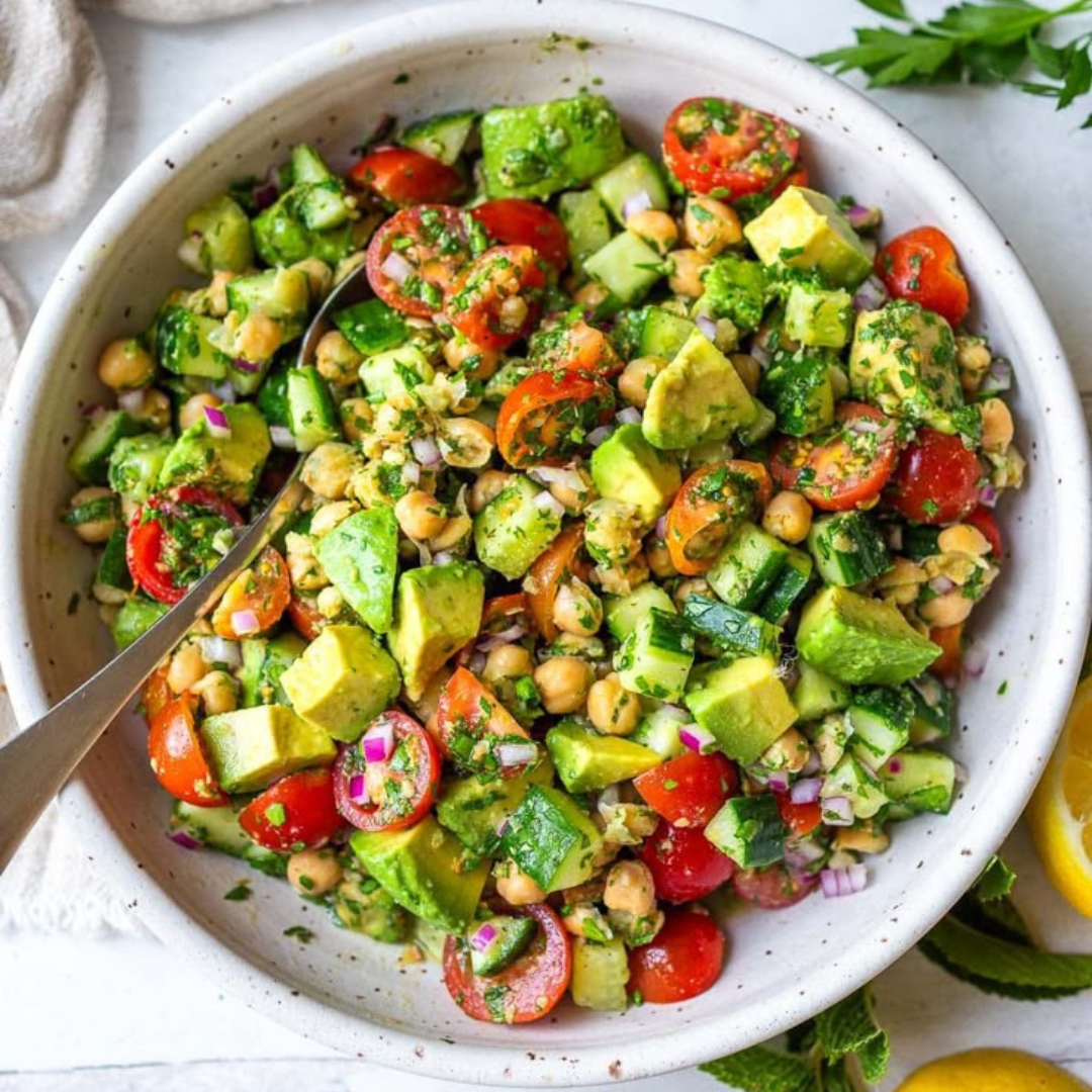 สลัดถั่วลูกไก่ (Chickpea Salad)