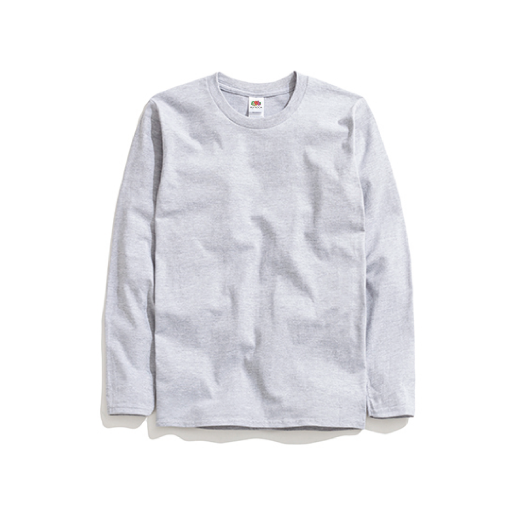 Fruit of The Loom Classic Long Sleeve Grey