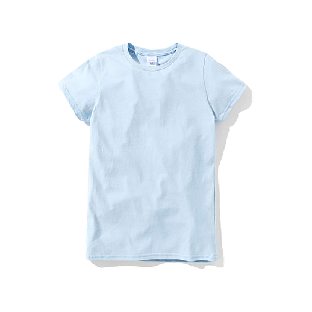 Gildan Premium Cotton Ladies' T-Shirt Light Blue
