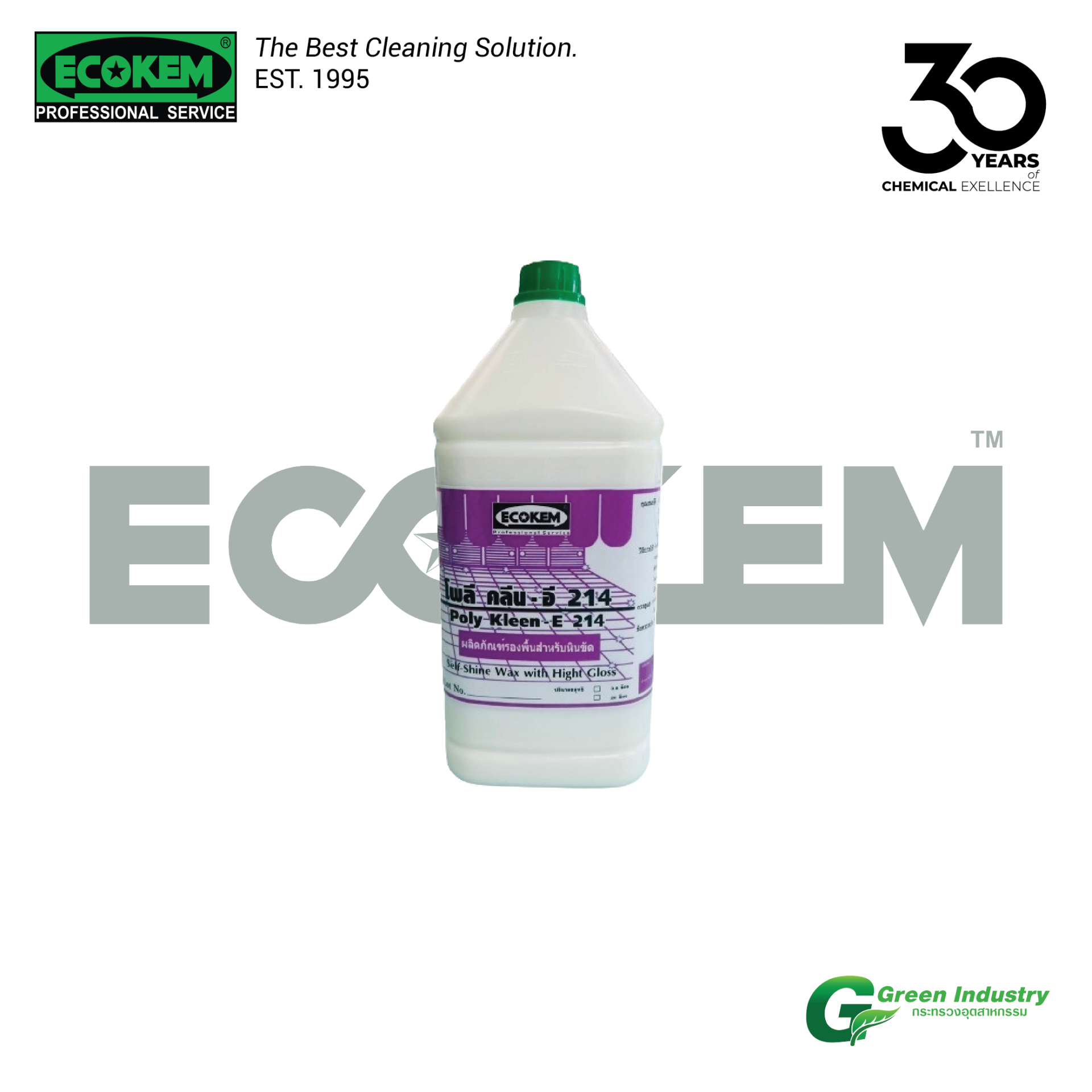 Poly Klear 211 ECOKEM - POLY KLEEN - E214 - น้ำยารองพื้นสำหรับหินขัด