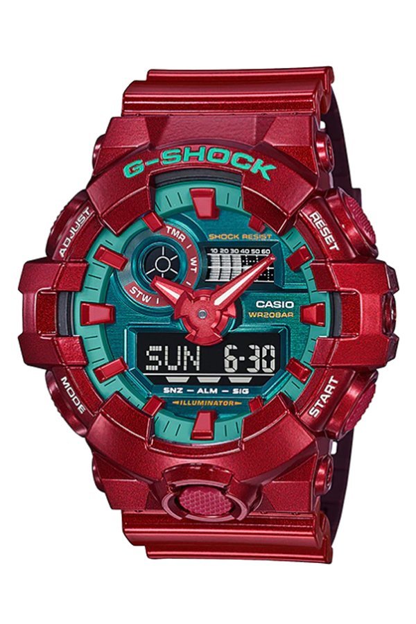 Casio G-Shock นาฬิกาข้อมือผู้ชาย สายเรซิ่น รุ่น GA-110DBR-7A - สีขาว