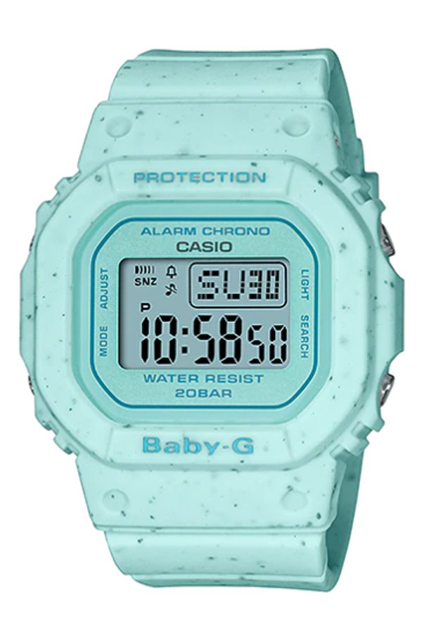Casio Baby-G นาฬิกาข้อมือผู้หญิง สายเรซิ่น รุ่น BGD-560CR-2  สีฟ้า