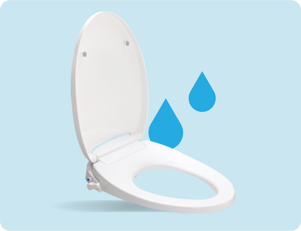 strimmel glide Rengør soveværelset ERi Toileto COMPACT Bidet Toilet Seat - eritoileto