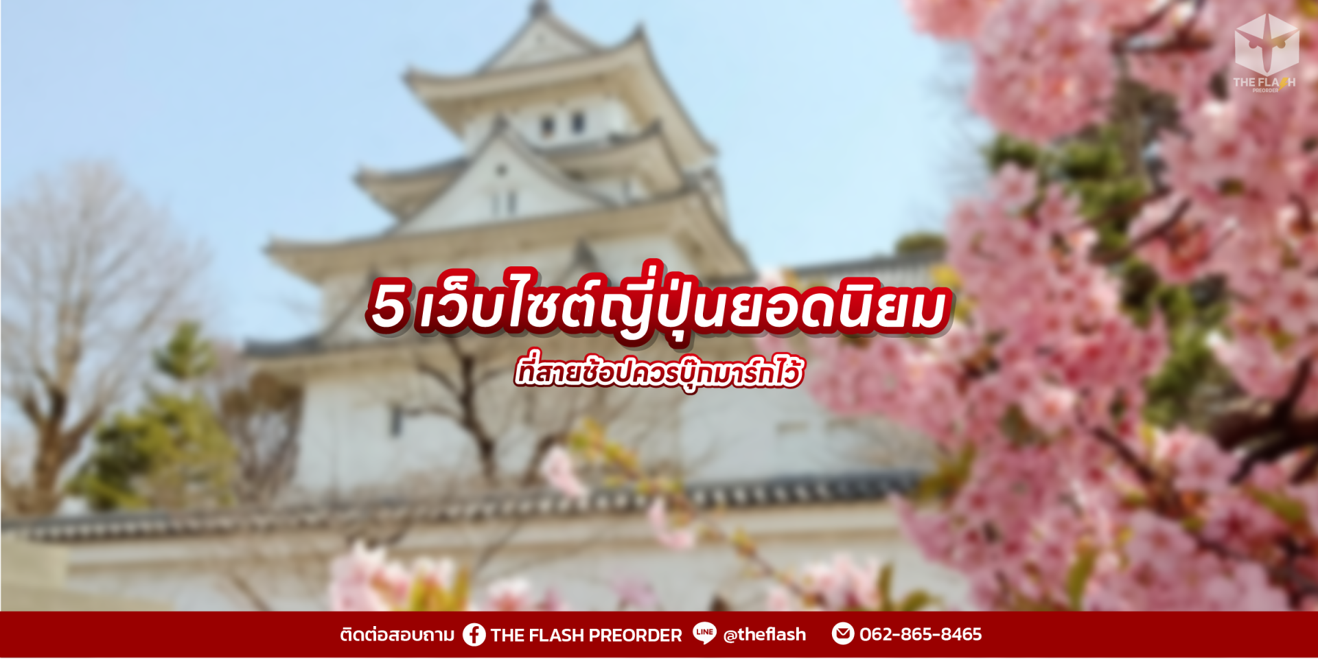 5 เว็บไซต์ญี่ปุ่นยอดนิยม ที่สายช้อปควรบุ๊กมาร์กไว้  พร้อมบริการช่วยกดและส่งกลับไทยผ่าน The Flash Preorder