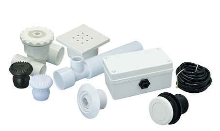 Spa Jet and Fittings Menu