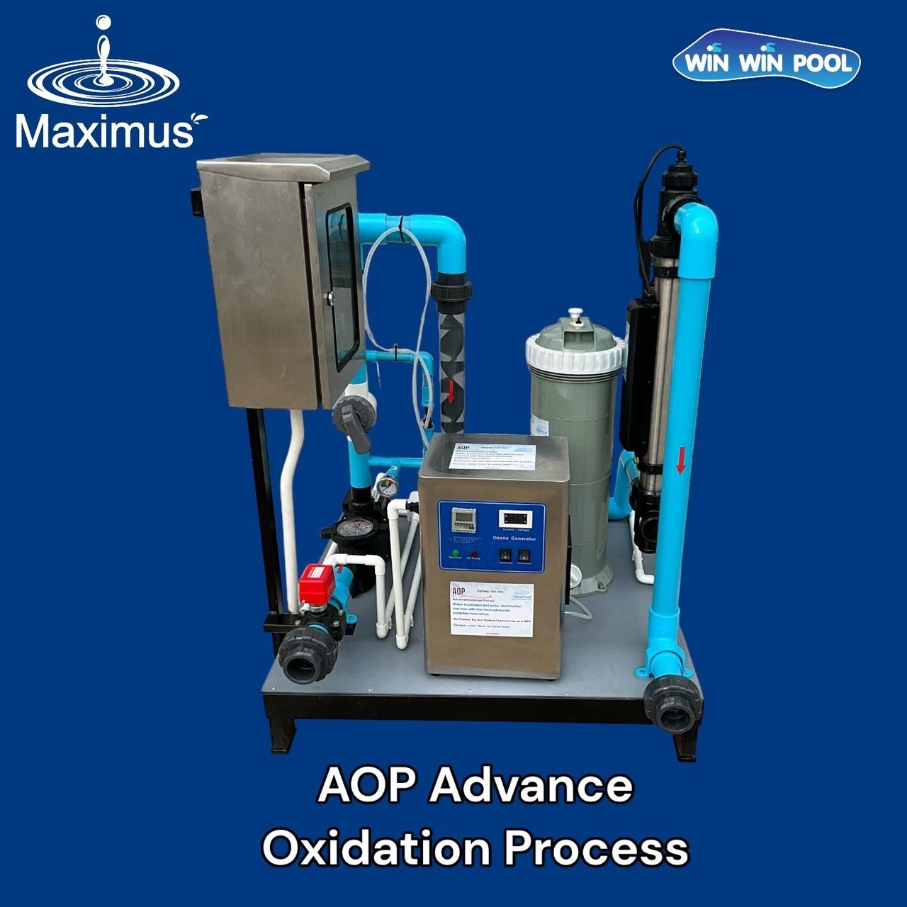 AOP Advanced Oxidation Process AOP-70 Maximus เครื่องบำบัดและฆ่าเชื้อ ...