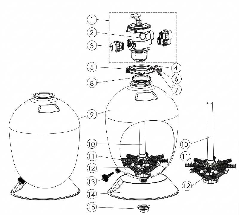 VOLUMETRIC SERIES FILTER REPLACEMENT PARTS