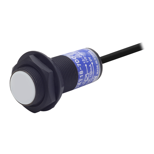 PRDA Series Cylindrical Spatter-Resistant Inductive Proximity Sensors with Long Sensing Distance (Cable Type)
