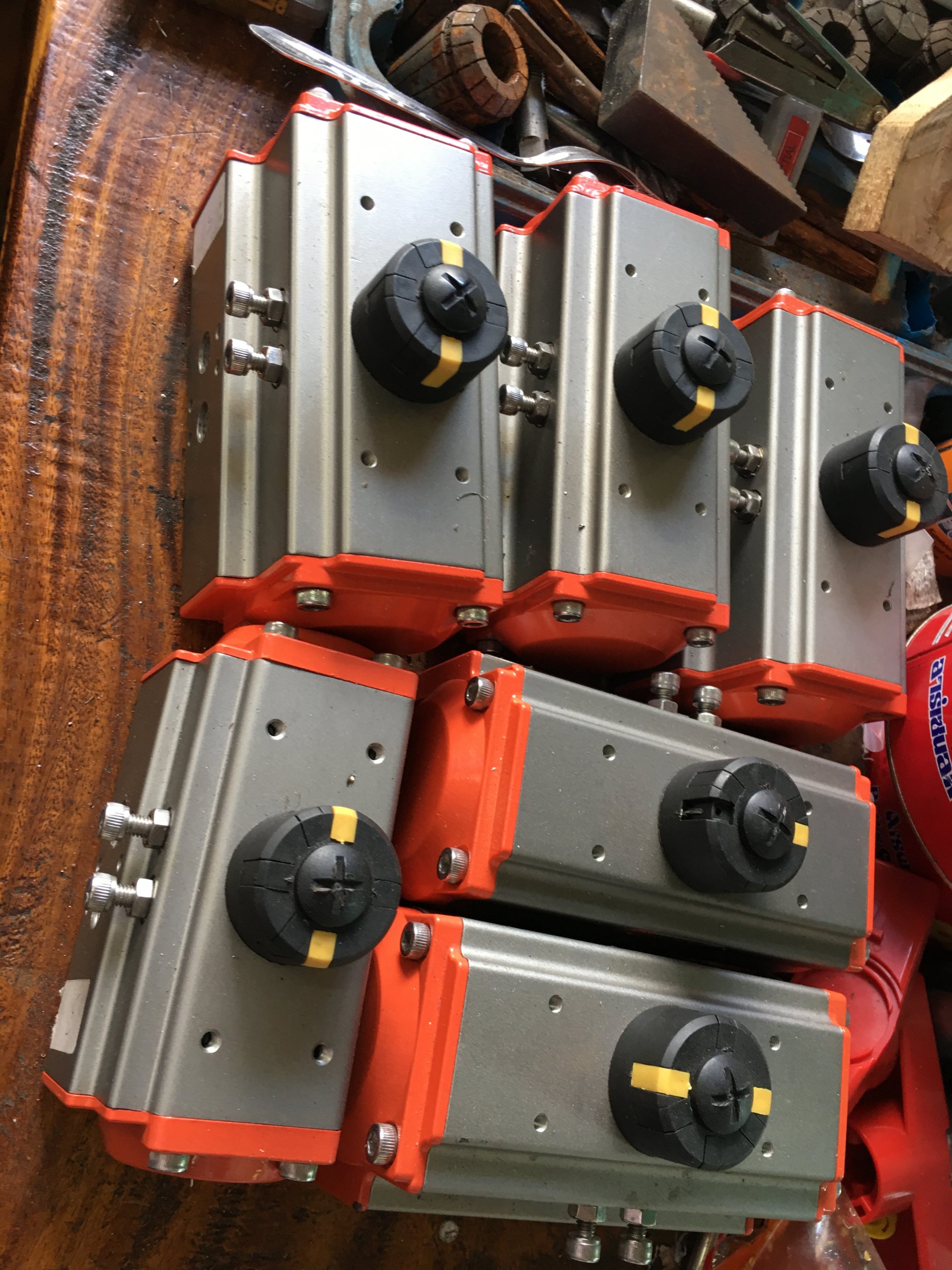 UPVC Pneumatic Actuator 3 way Ball Valve