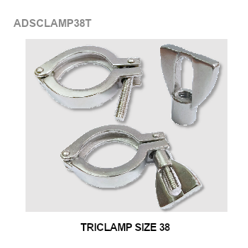 TRICLAMP SIZE 38mm