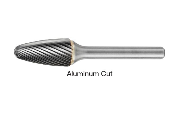 SF Round Nose Tree  Aluminum-Cut Burs Inch