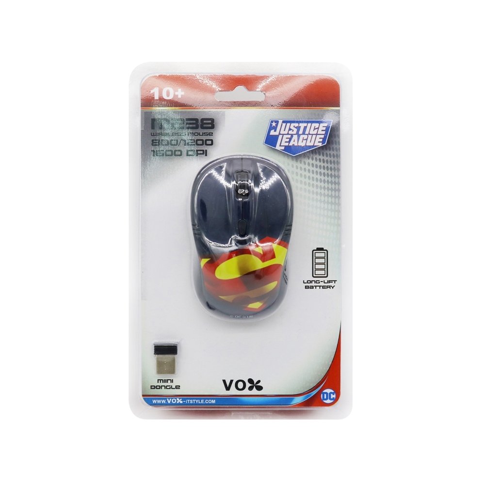 WIRELESS MOUSE LICENSE VOX - Justice League