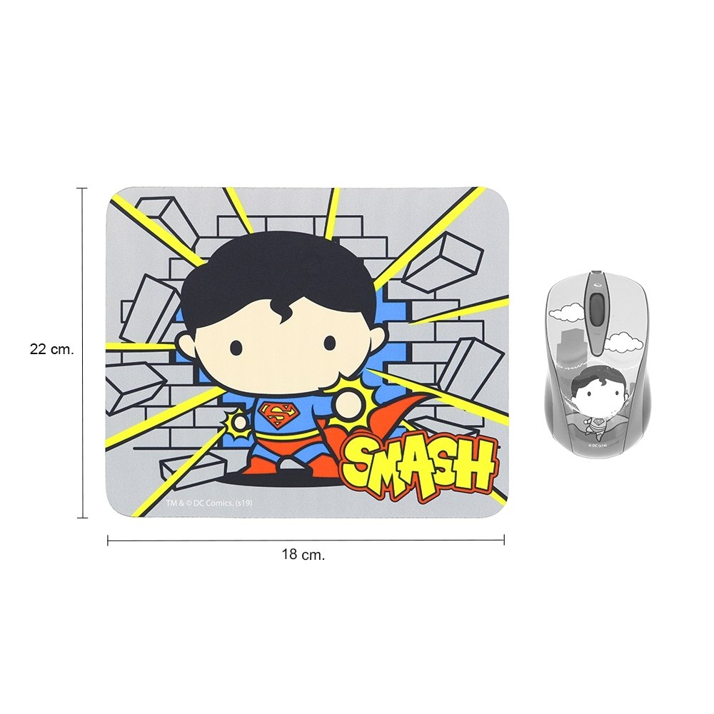 Premium Mouse Pad (legally licensed) Cartoon SUPERMAN