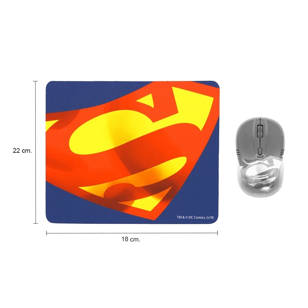 แผ่นรองเมาส์ (Mousepad) Logo SUPERMAN ลายลิขสิทธิ์แท้ Justice League