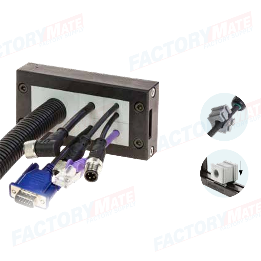 Modular Cable Frame DES 16M Modular frame for cables with and without connectors