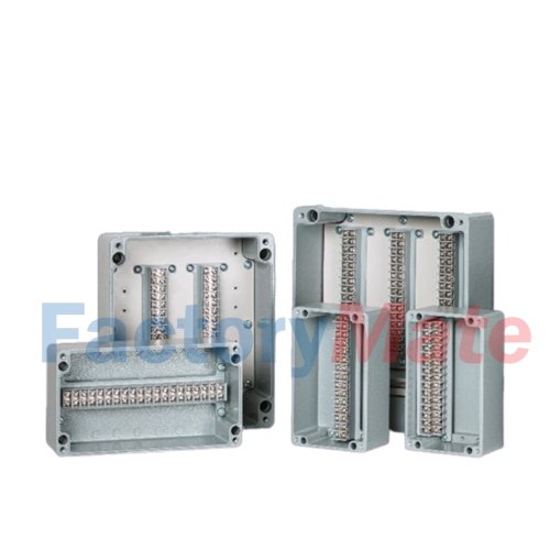 Box Terminal Al Boxco TERMINAL BLOCK BOXES AL SERIES Flat type, กล่องพักสายไฟอลูมิเนียม