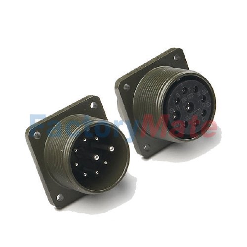 KD3102 Circular Military Connectors, KD3102 Class A MS3102 Class A Box mounting receptacle