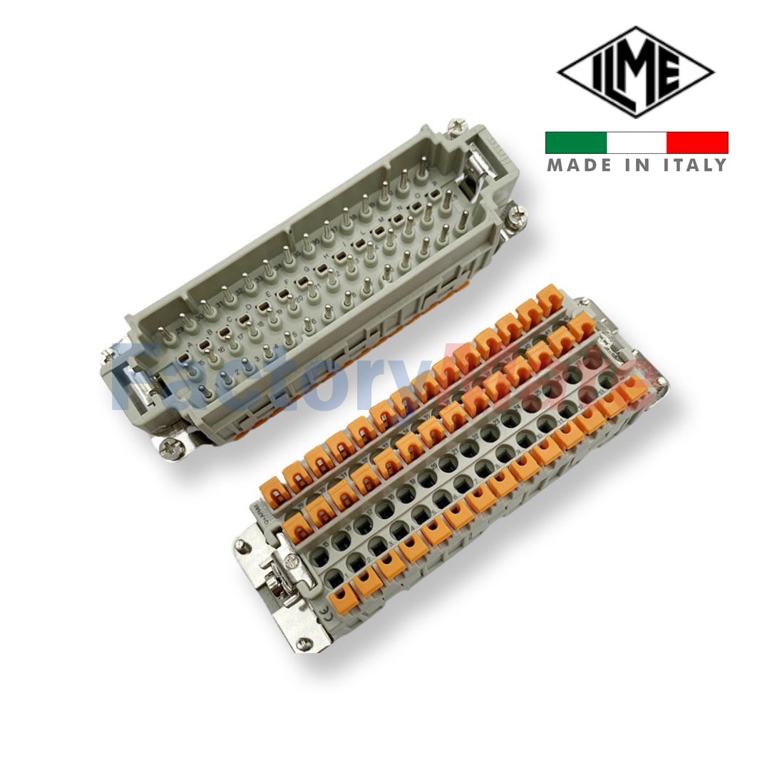 ILME Female insert, CDSH series, SQUICH® spring terminal connection ...