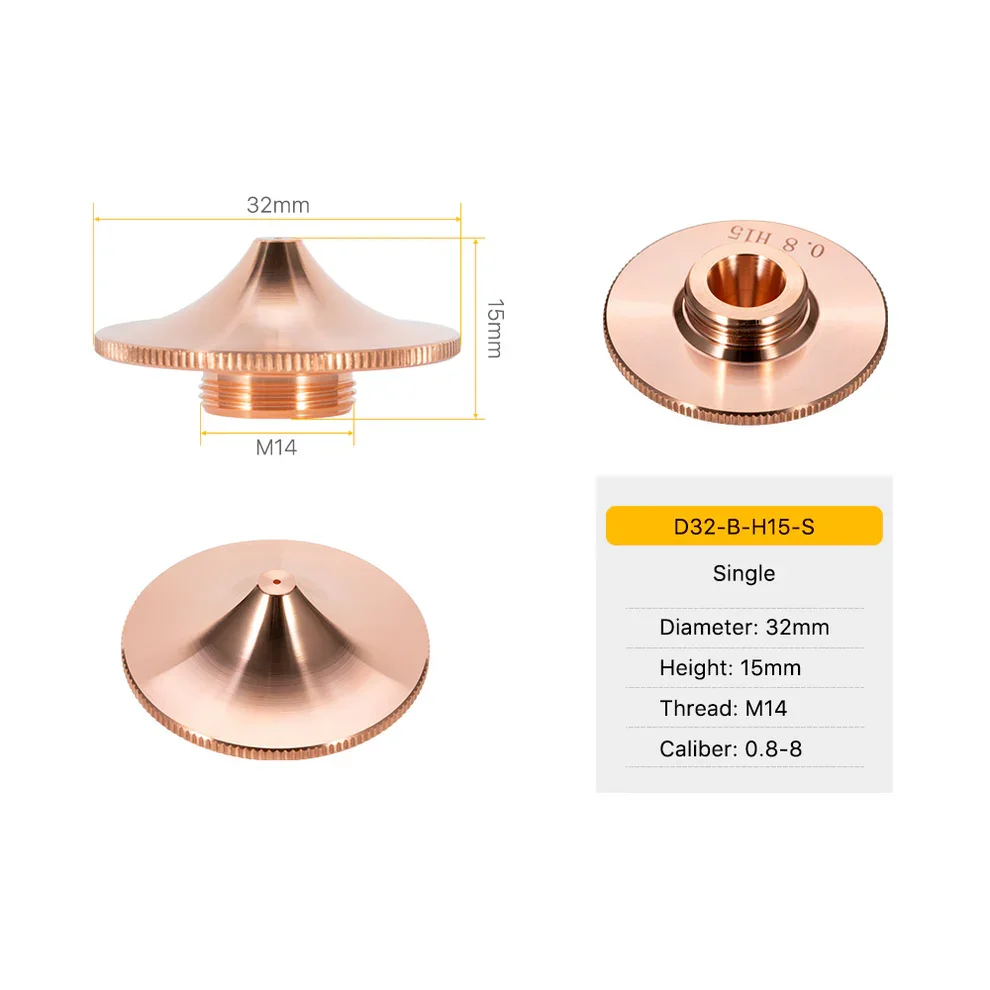 TEKMA Nozzle D32 Series B Type D32 H15 M14