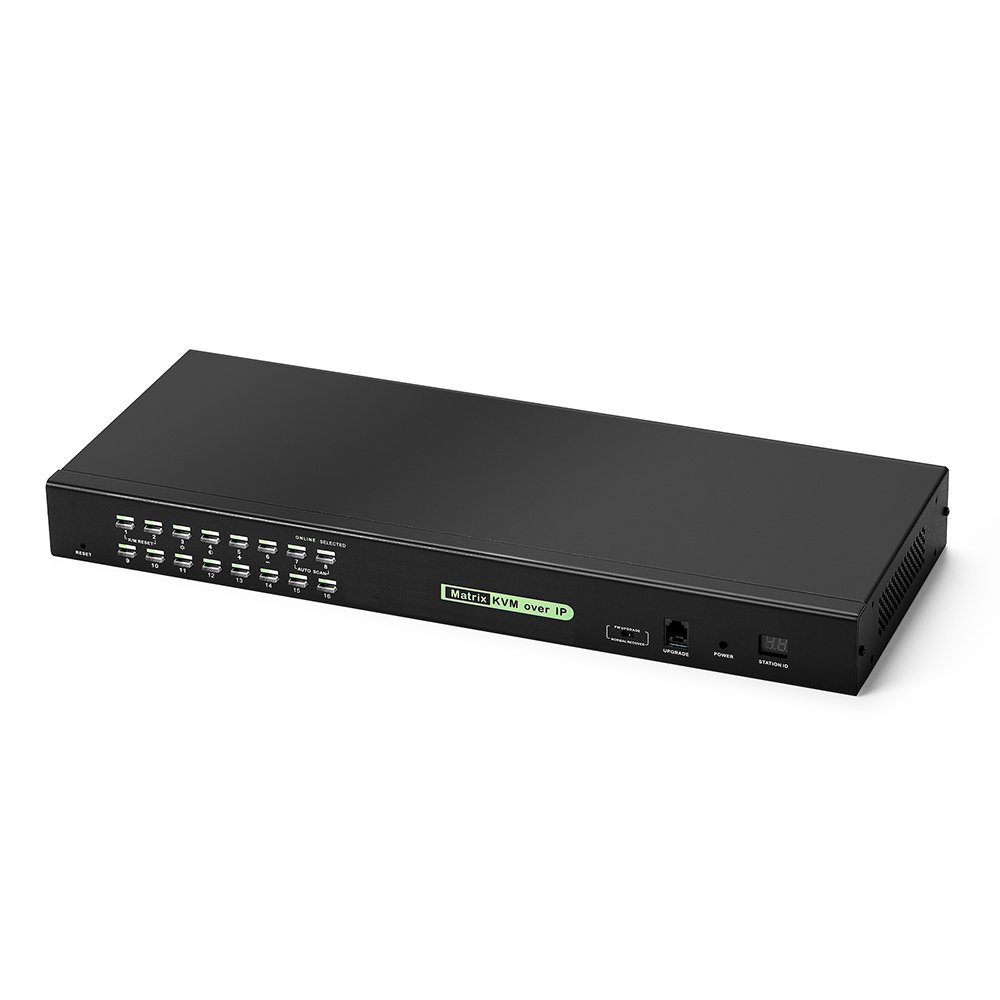 *HT1116 : Kinan 1-Local / 1-Remote Access 16 Port CAT5 KVM over IP Switch