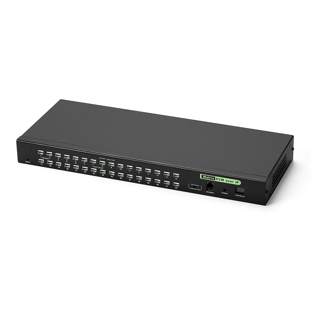 *HT1132 : Kinan 1-Local / 1-Remote Access 32 Port CAT5 KVM over IP Switch