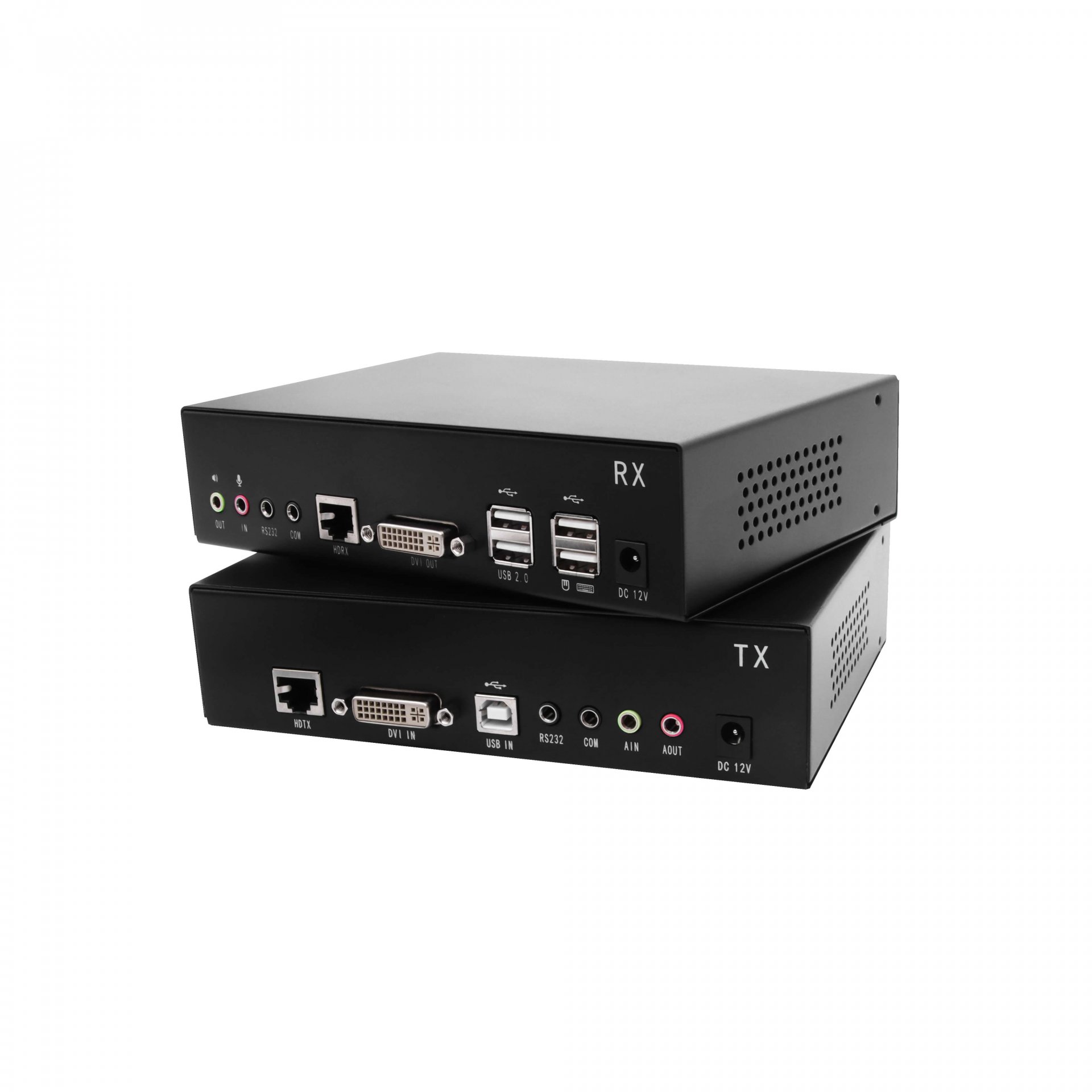 *KED101S : Kinan USB DVI OVER CAT5E & CAT6 KVM EXTENDER