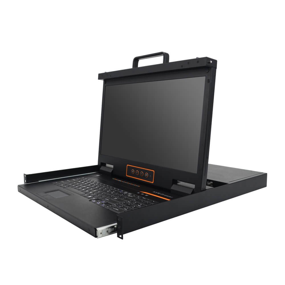 LH1808 : Kinan 8 Port USB HDMI 18.5” widescreen LCD KVM Console