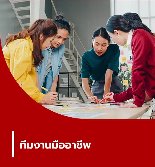 ทีมงานมืออาชีพ