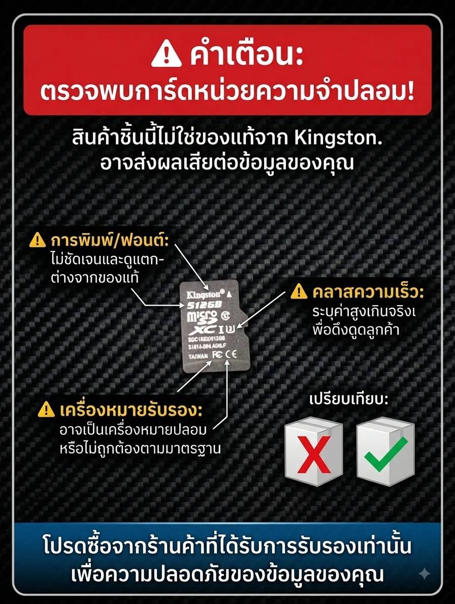 เตือนภัย! ระวัง Micro SD Card ปลอมระบาดหนักในช่วงเมมโมรี่ราคาแพง