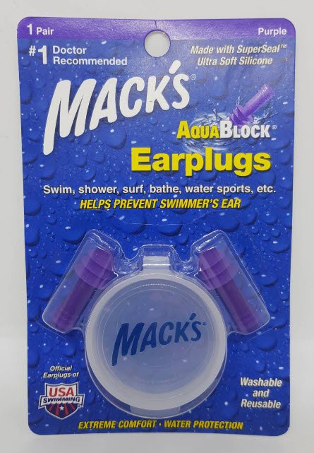 ที่อุดหูซิลิโคน Mack's Earplugs AquaBlock 