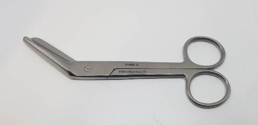 Episiotomy Scissor 14 cm (Hilbro) (10.0690.14) - กรรไกรตัดฝีเย็บ 