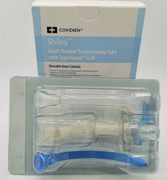ท่อเจาะคอ Shiley Adult Flexible tracheostomy tube with TaperGuard (Cuff)