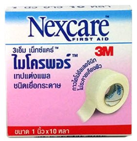 Nexcare Micropore เน็กซ์แคร์ ไมโครพอร์ 1นิ้วx10หลา
