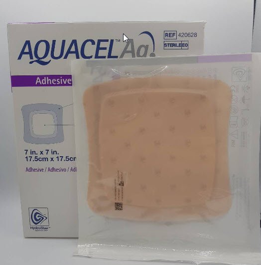Aquacel Ag Foam Adhesive 17.5x17.5 cm (420628) exp 01-02-2024