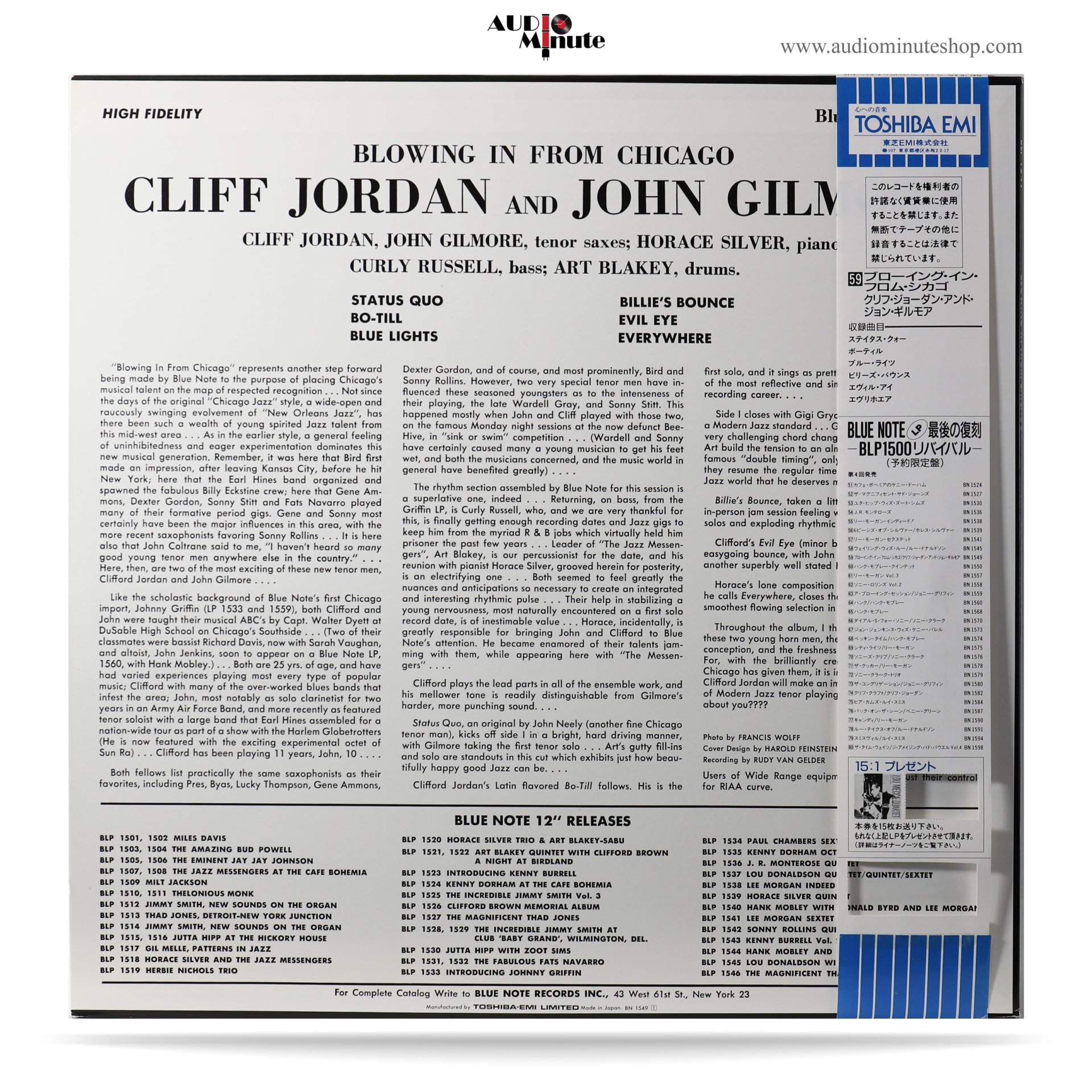 Chicago　Blowing　John　Cliff　–　From　In　audiominuteshop　Jordan,　Gilmore