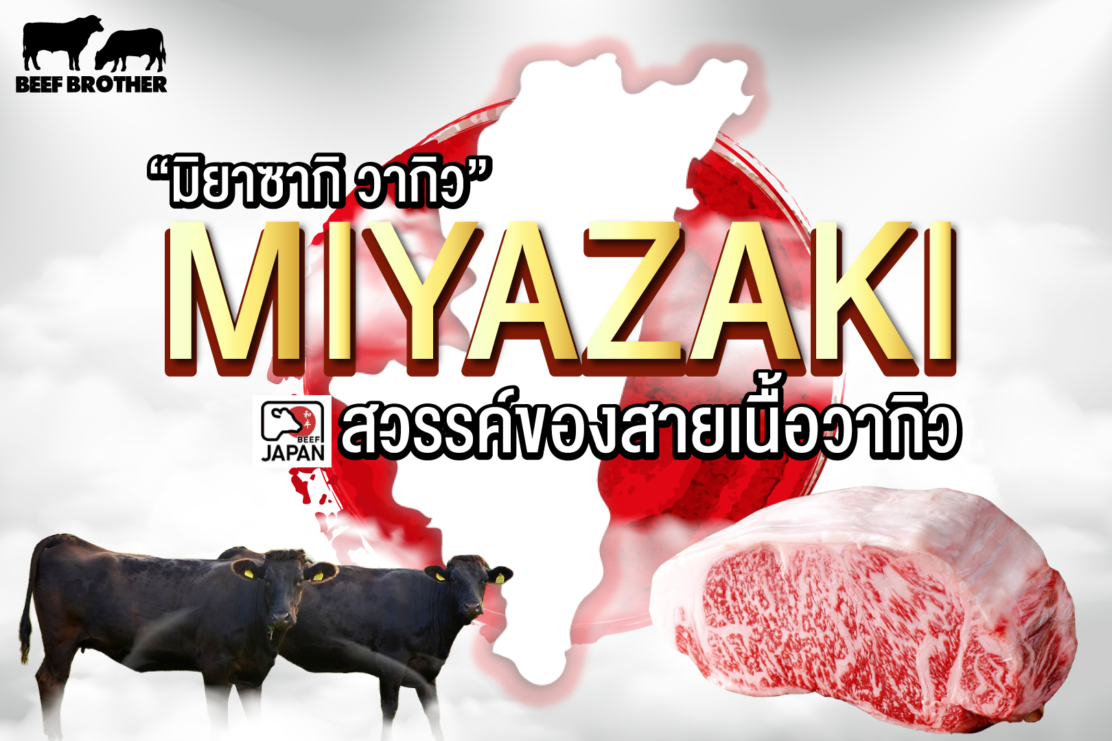 มิยาซากิ วากิว (Miyazaki Wagyu) สวรรค์ของสายเนื้อวัววากิวญี่ปุ่น มิยาซากิ วากิว (Miyazaki Wagyu) สวรรค์ของสายเนื้อวัววากิวญี่ปุ่น